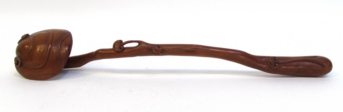 Huang Yang Wood Ruyi: 11 1/2" Shipping: We are able to pack and ship this item to an address in the United States for $40.00 via USPS Priority Mail or via FedEx Ground/Home Delivery. Tracking information will be sent to yo