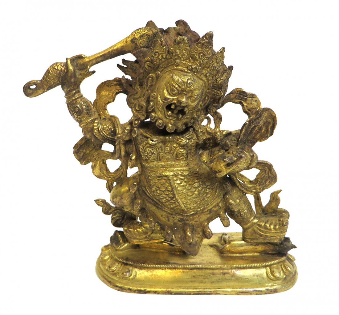 Antique Gilt Bronze Buddha (1 of 7)