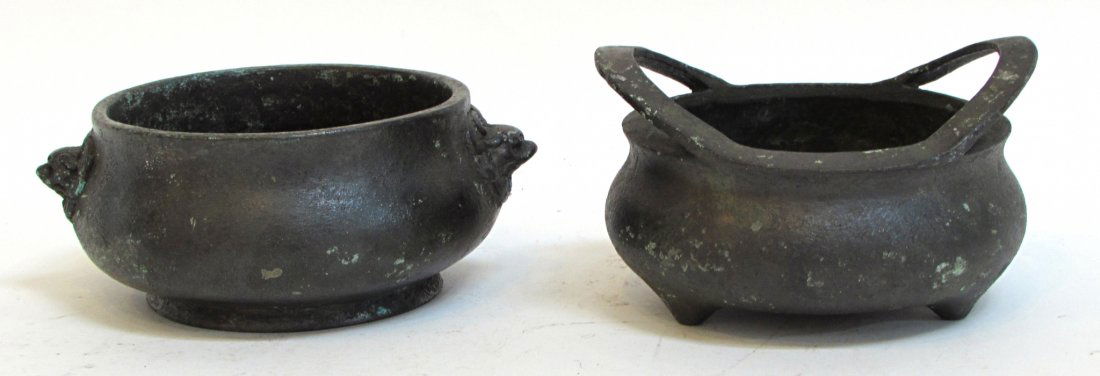 Two Cast Bronze Censers (1 of 10)