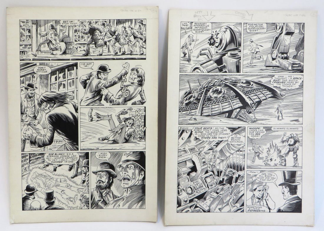 Doctor Who Magazine Comic Art (1 of 7)