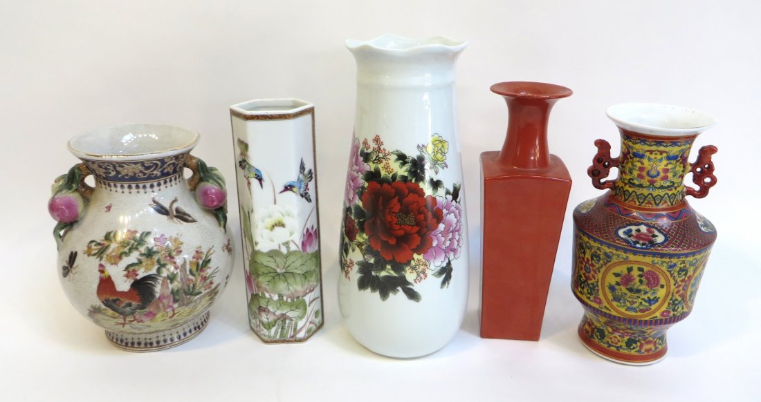 Five Assorted Vases (1 of 4)