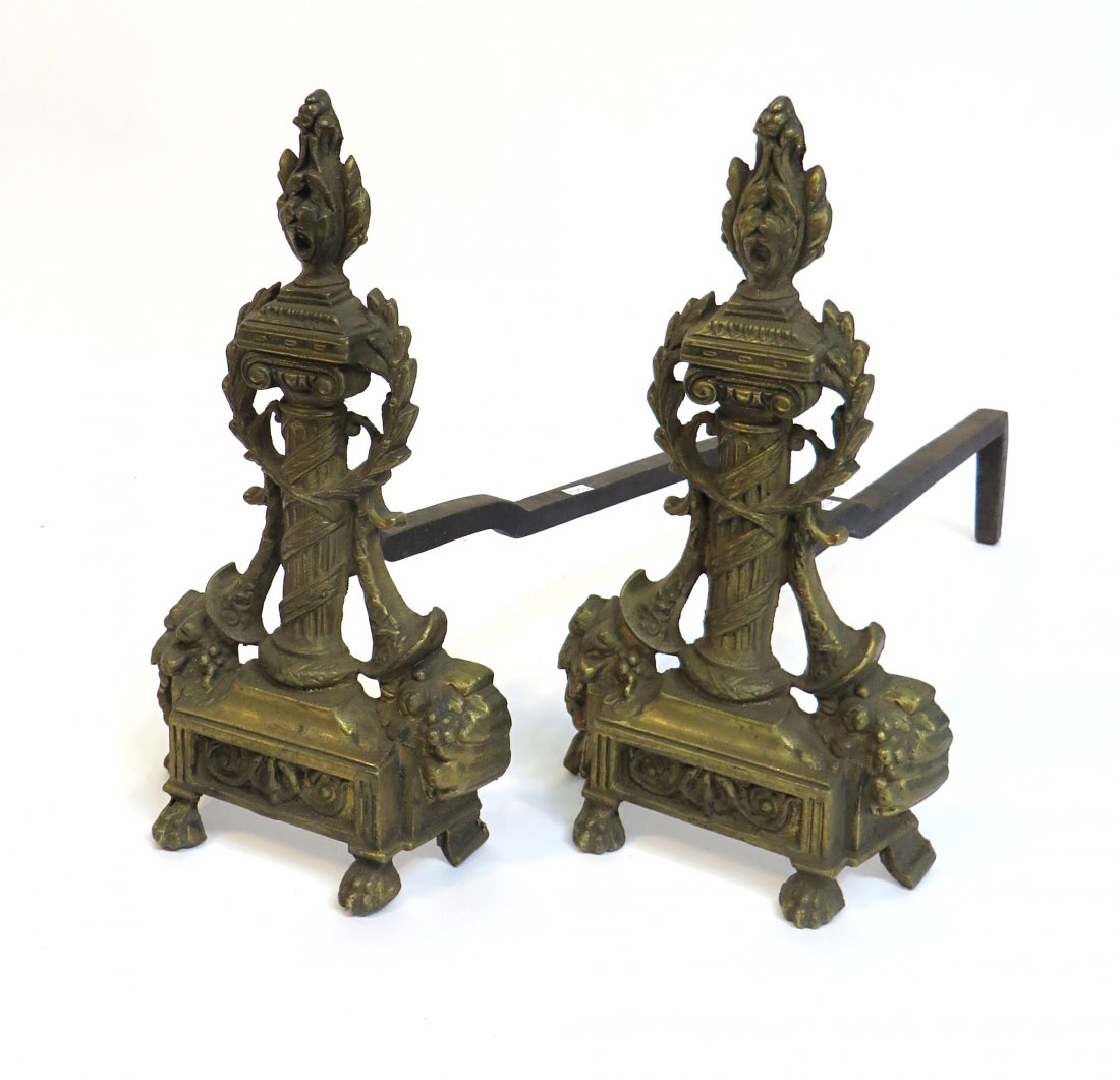 Two Brass Andirons (1 of 3)