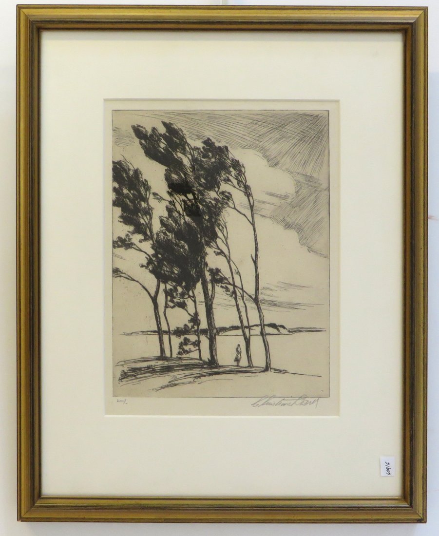 Christian Dull, (American, Born 1902) Etching (1 of 5)
