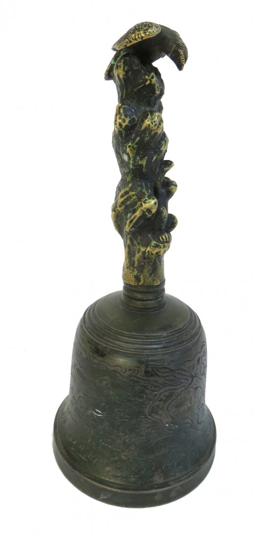 Antique Japanese Cast Bronze Bell (1 of 3)