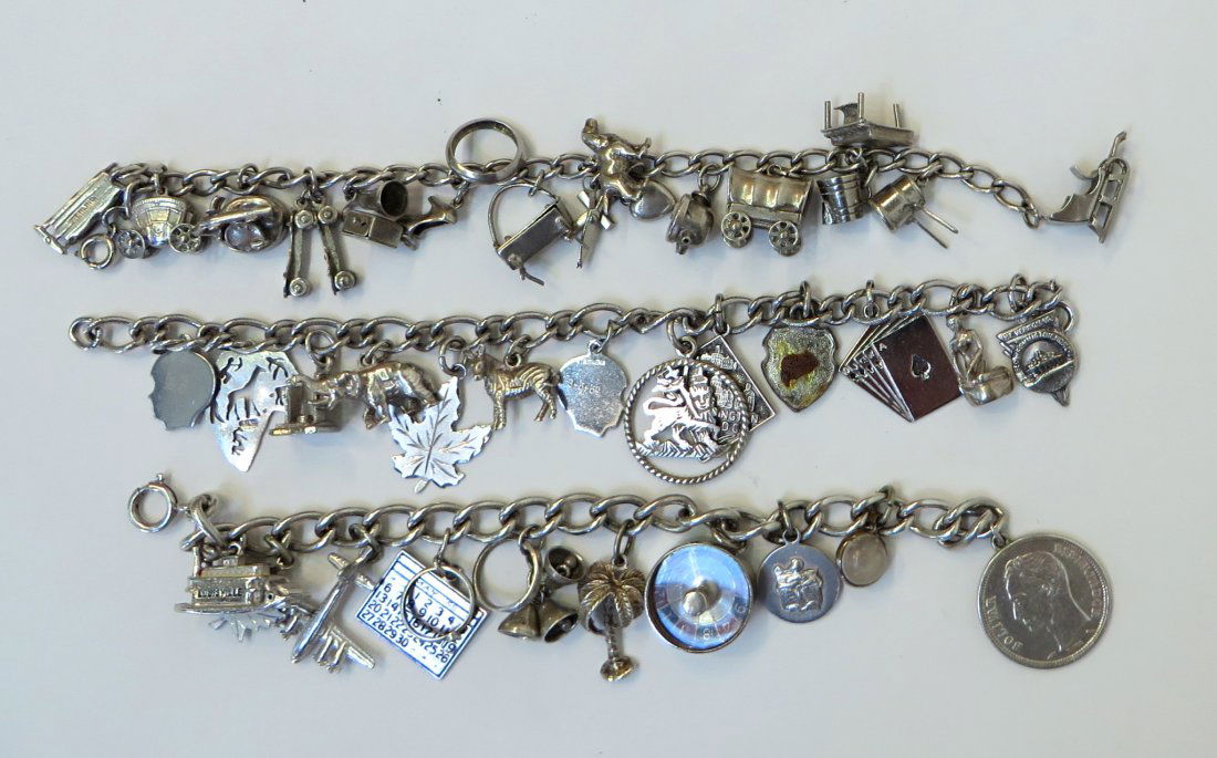 Three Assorted Charm Bracelets (1 of 4)