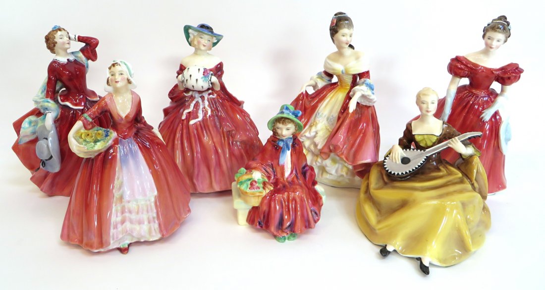 Royal Doulton Porcelain Figures (1 of 10)