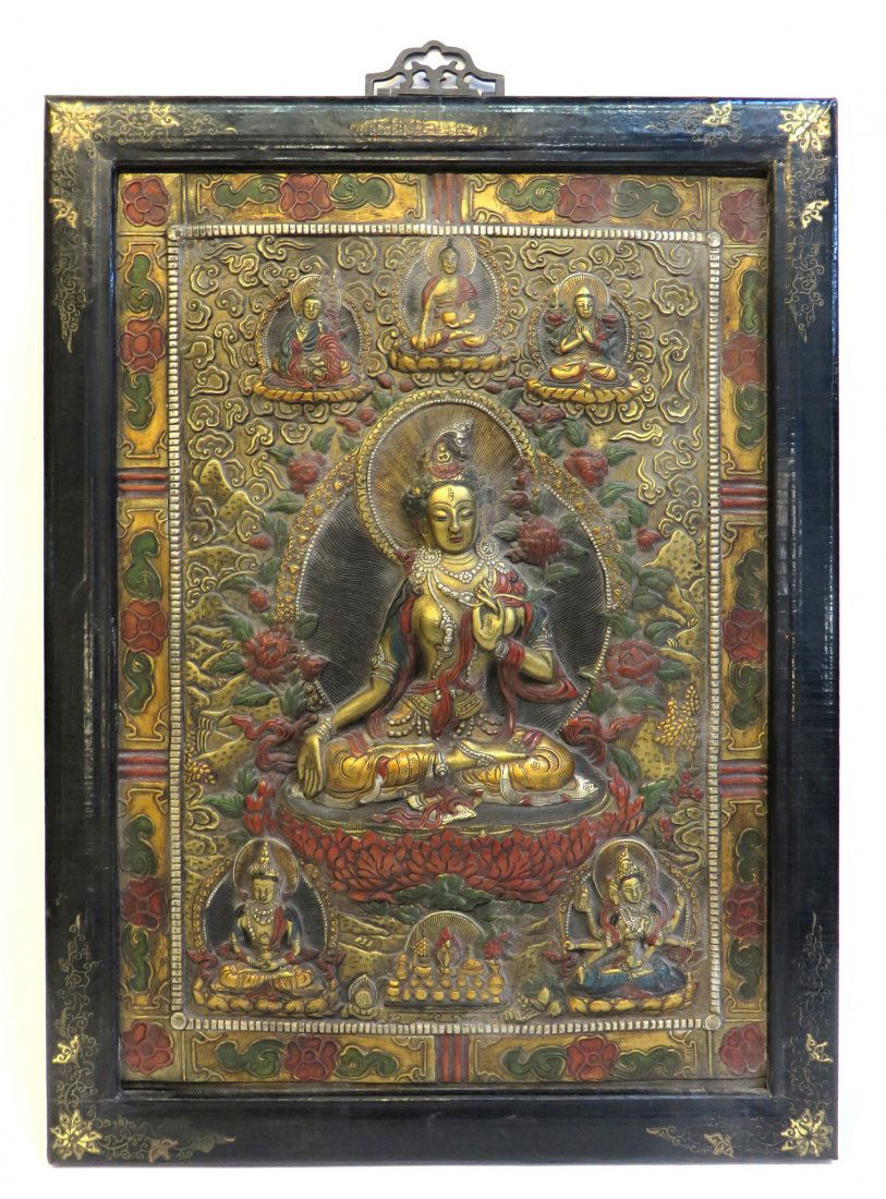 Antique Bronze Thanka (1 of 10)