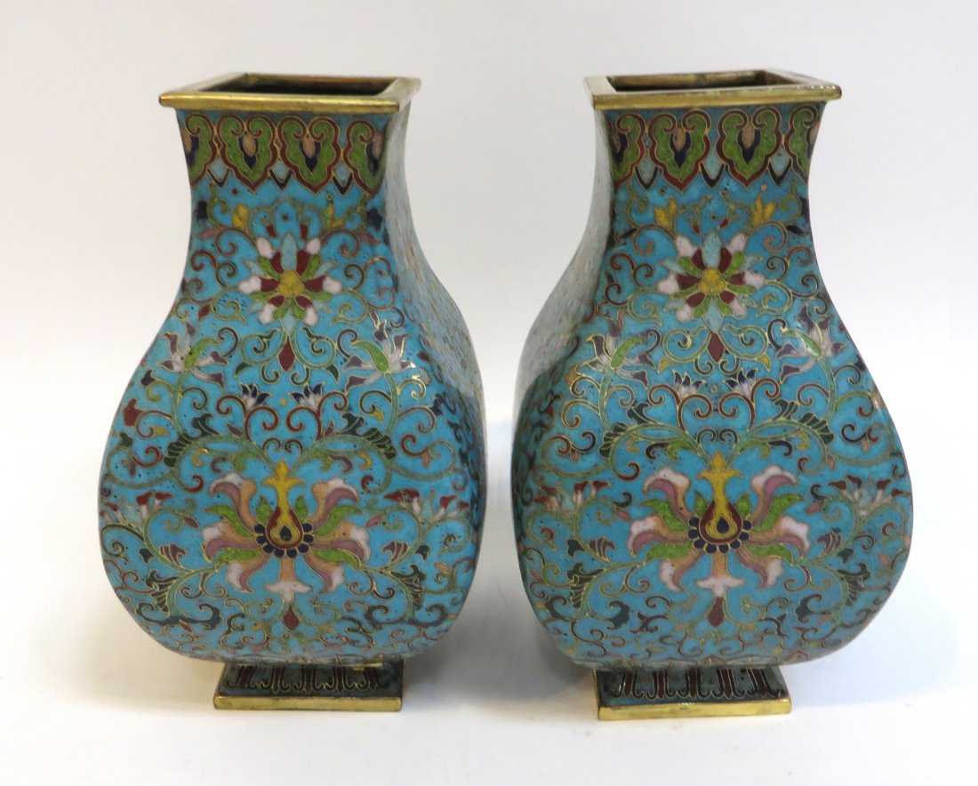 Pair Cloisonne Vases (1 of 6)