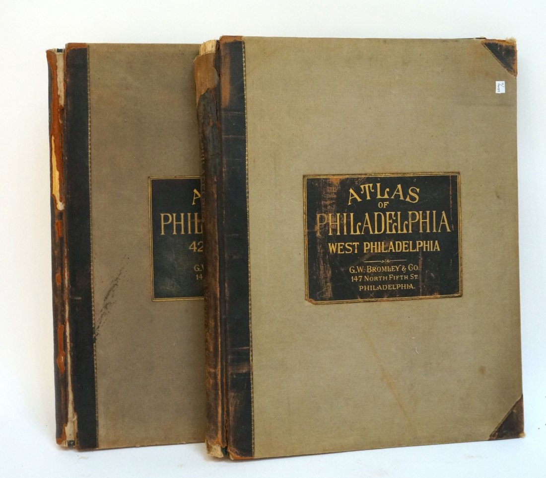 Two Atlases Of Philadelphia Interest By Bromley (1 of 10)