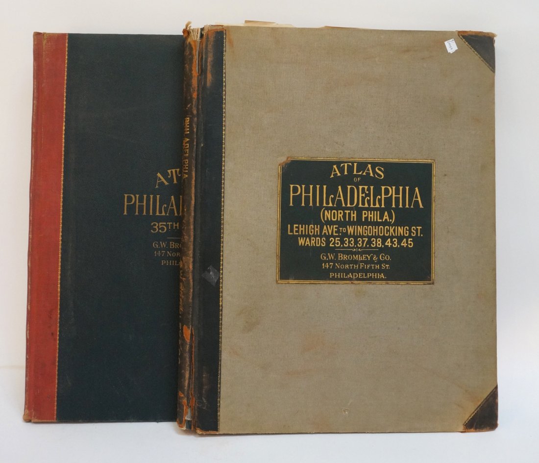 Two Atlases Of Philadelphia Interest By Bromley (1 of 10)