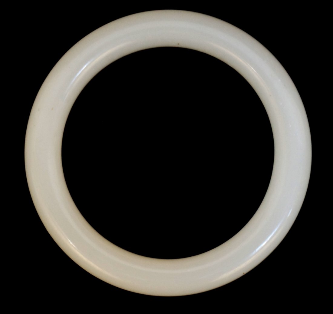 White Jade Bangle (1 of 2)