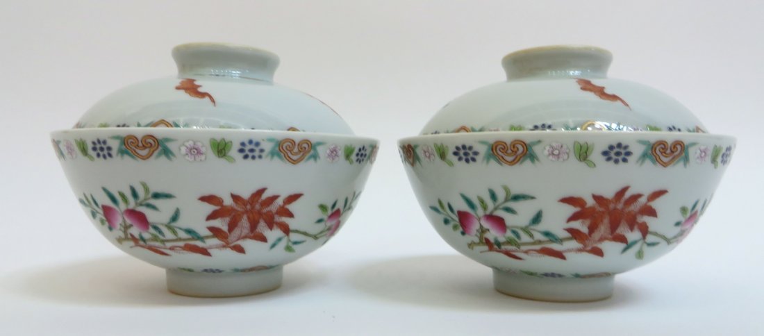 Pair Of Lidded Rice Bowls (1 of 8)