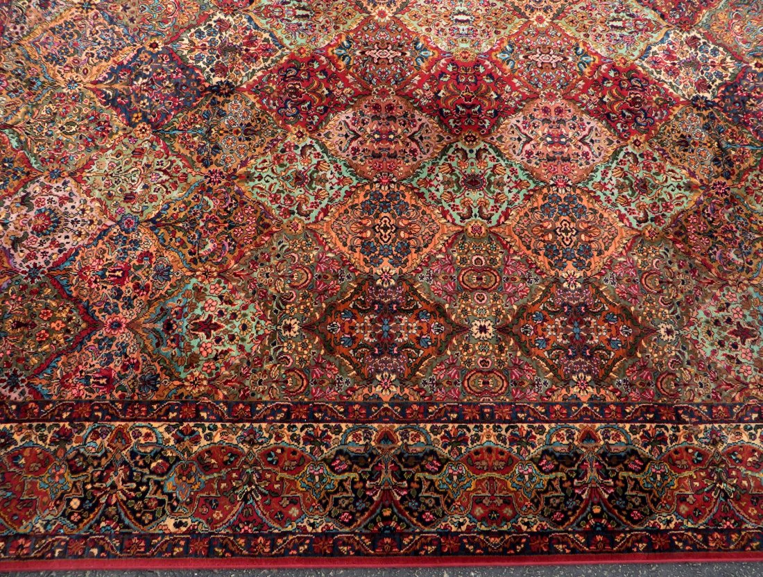 Karastan Multicolor Panel Kirman Rug (1 of 10)