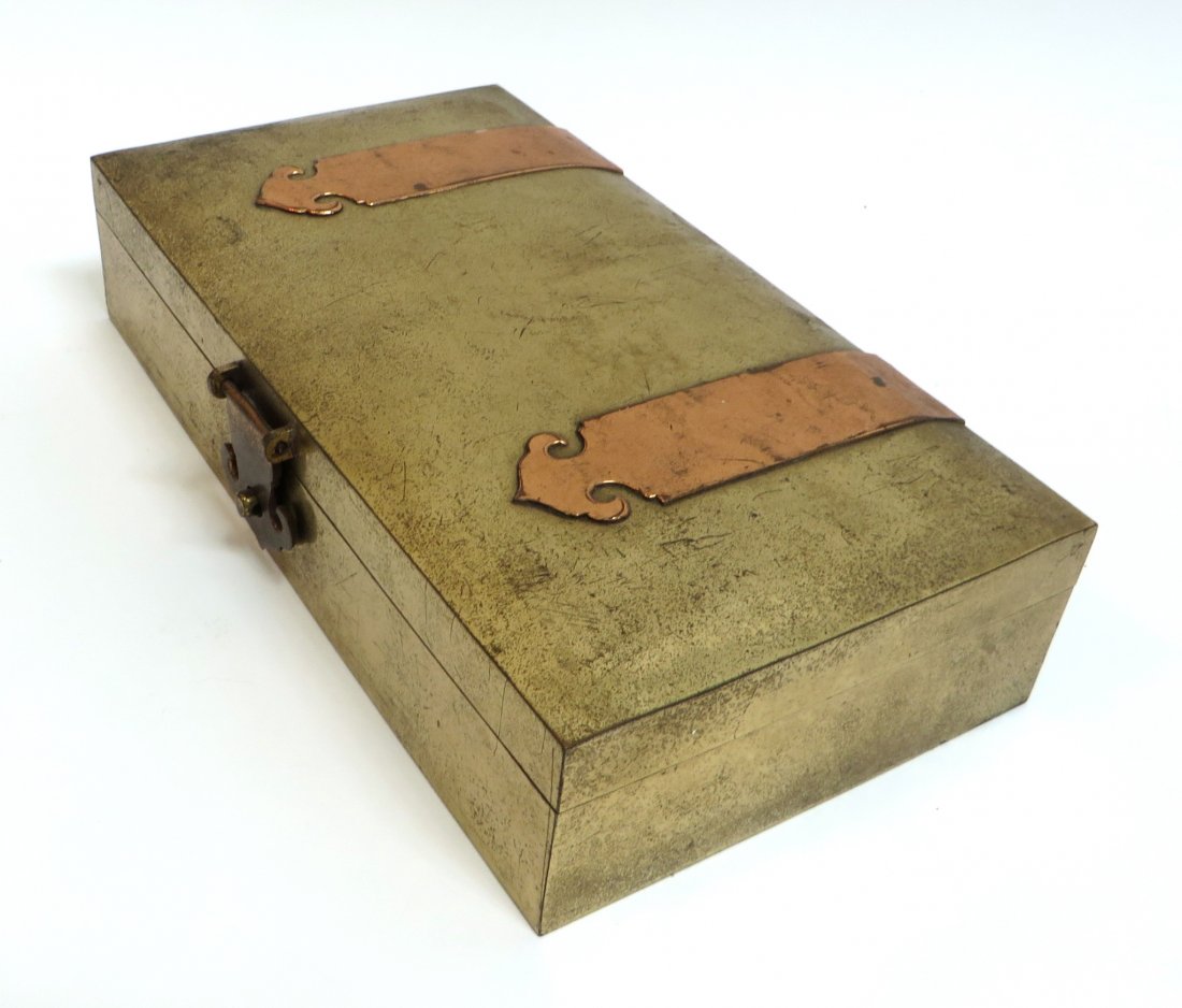 Brass "Strong Box" Or Humidor (1 of 3)
