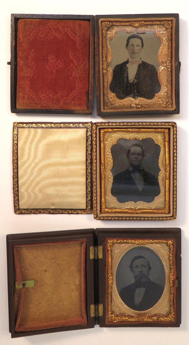 Three Degeurotype Or Tintype Photos (1 of 5)