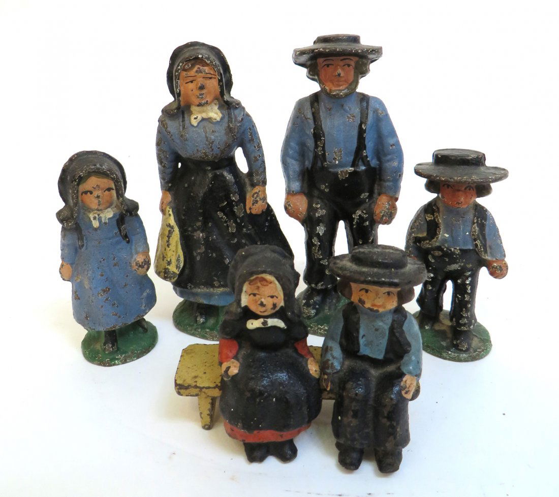 Cast Iron Amish Figures (1 of 6)