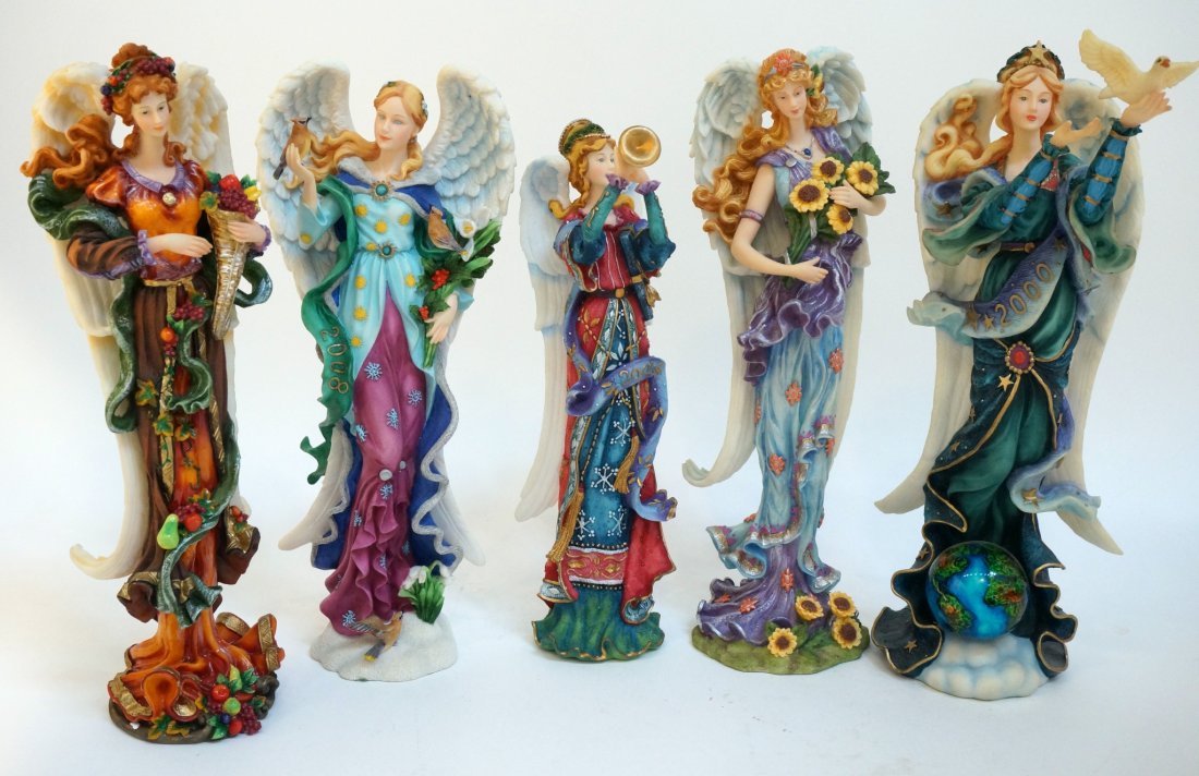 Lenox Bisque Ware Angel Figurines (1 of 8)