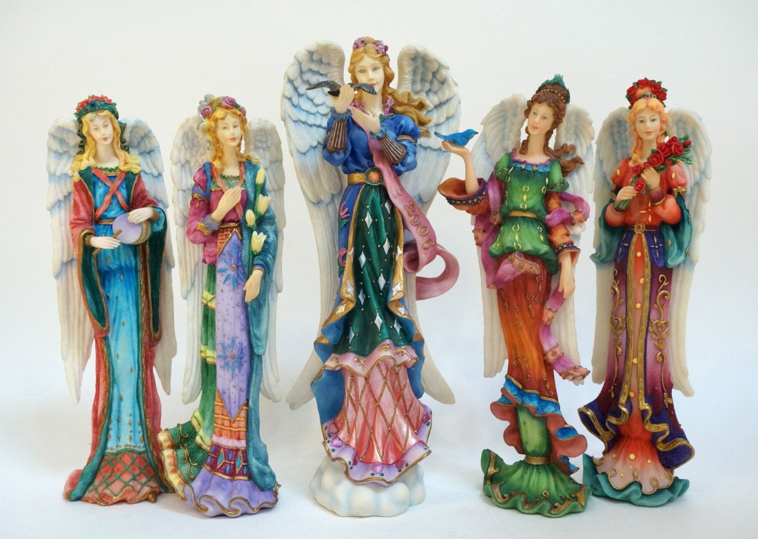 Lenox Bisque Ware Angel Figurines (1 of 10)
