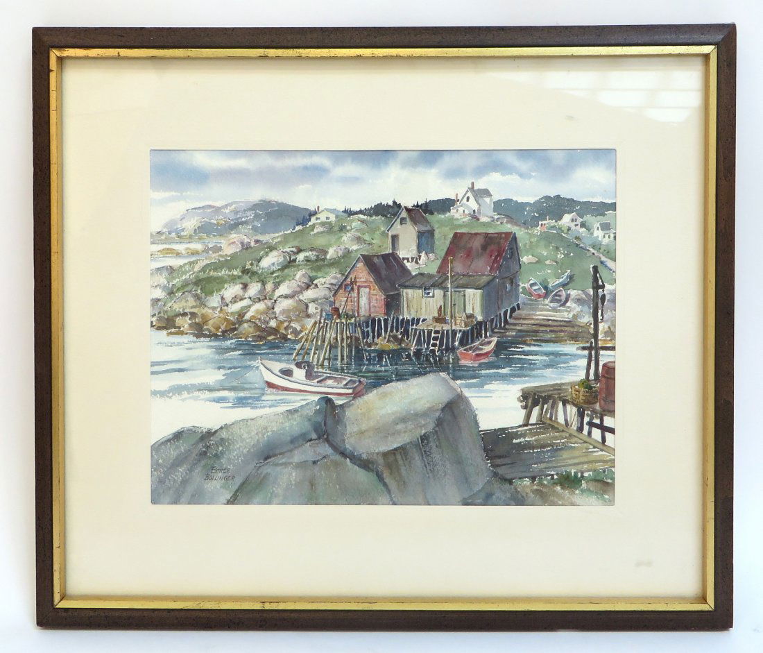 Ester Bollinger Watercolor Seascape (1 of 3)