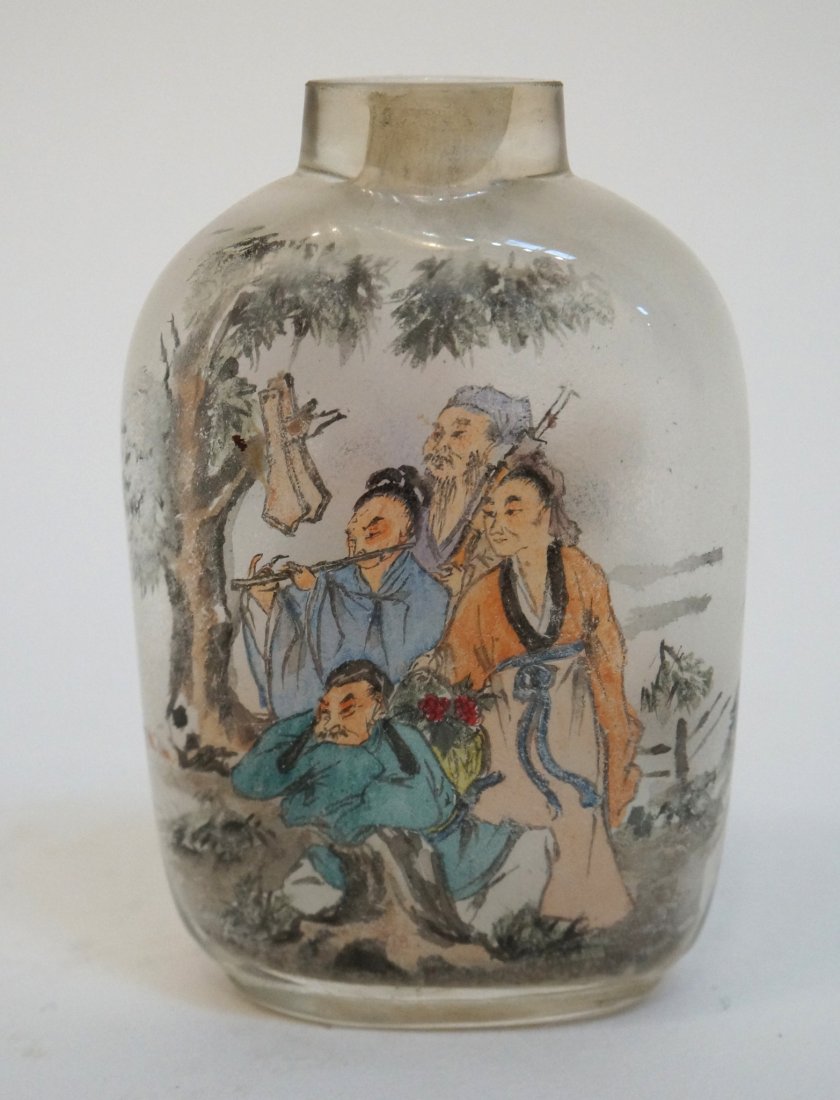 Reverse Glass Painted Snuff Bottle (1 of 4)
