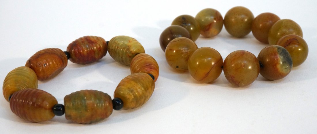 Two Soapstone Bead Bracelets (1 of 5)