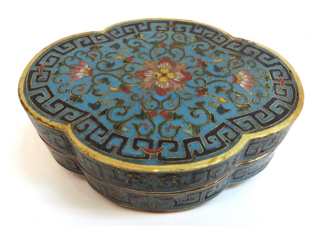 19th C. Cloisonne Box (1 of 5)