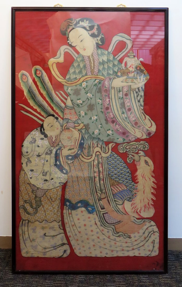 Large Kesi Wall Hanging Image (1 of 10)