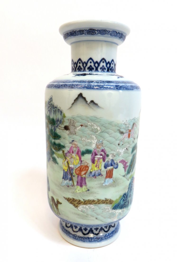 Chinese Porcelain Blue And White Vase (1 of 9)