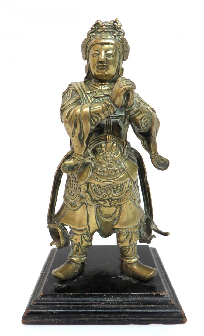 Qing Dynasty Bronze "Guan Ping" Statue (1 of 6)