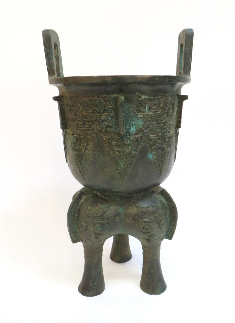 Chinese Cast Bronze Censer (1 of 7)