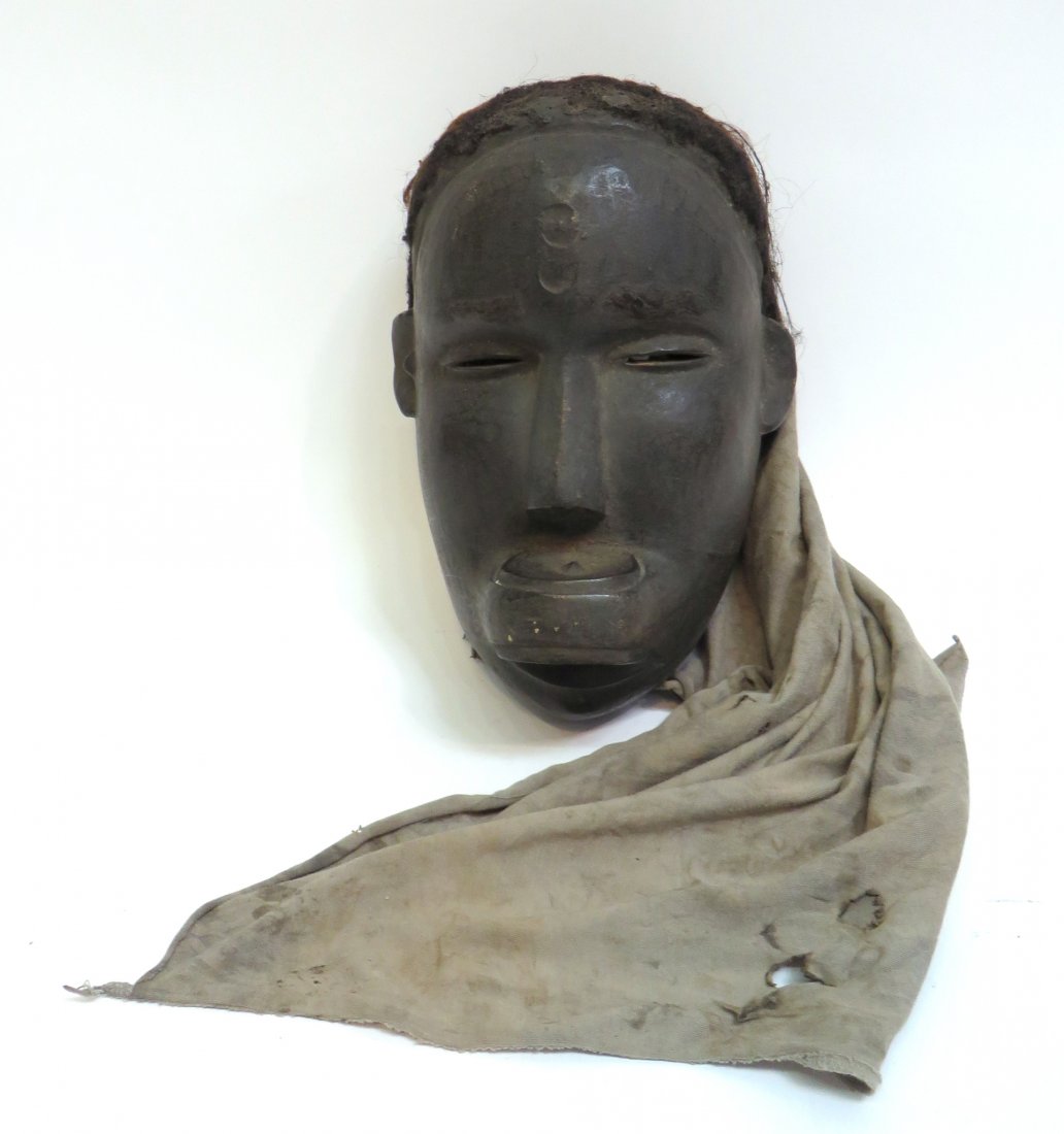 African Makonde Mask: African Makonde Mask: A Makonde mask from Tanzania.1950's, missionary. 11" $100 - $200 Shipping: We are able to pack and ship t