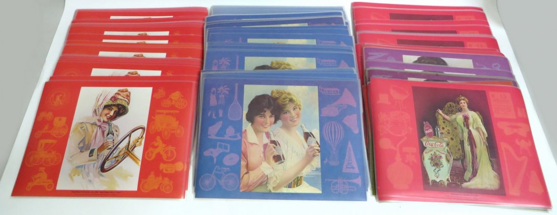 Three Boxes Of Coca Cola Place Mats (1 of 9)