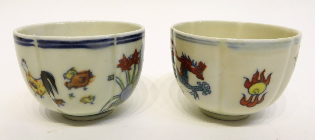 Pair Of Ming Style Tea Cups (1 of 6)
