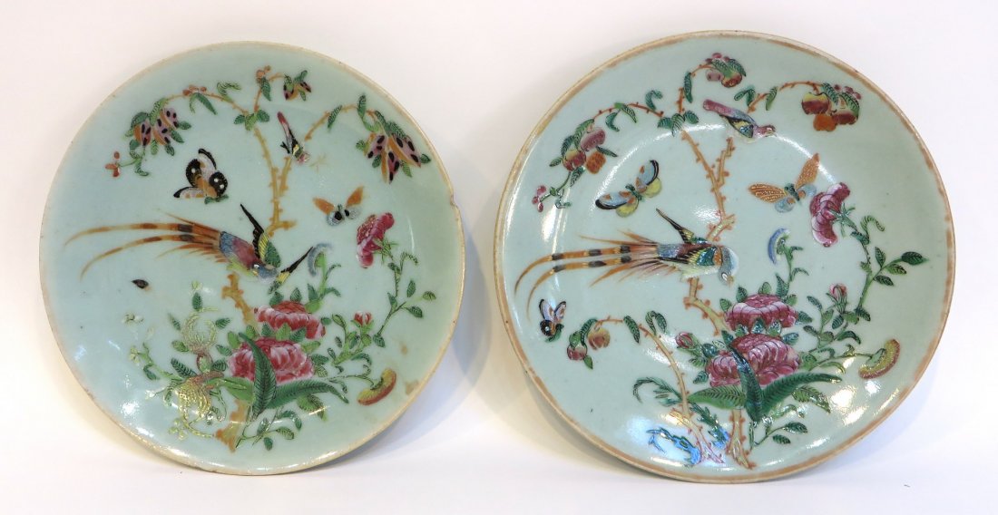 Pair Of Chinese Porcelain Plates (1 of 9)