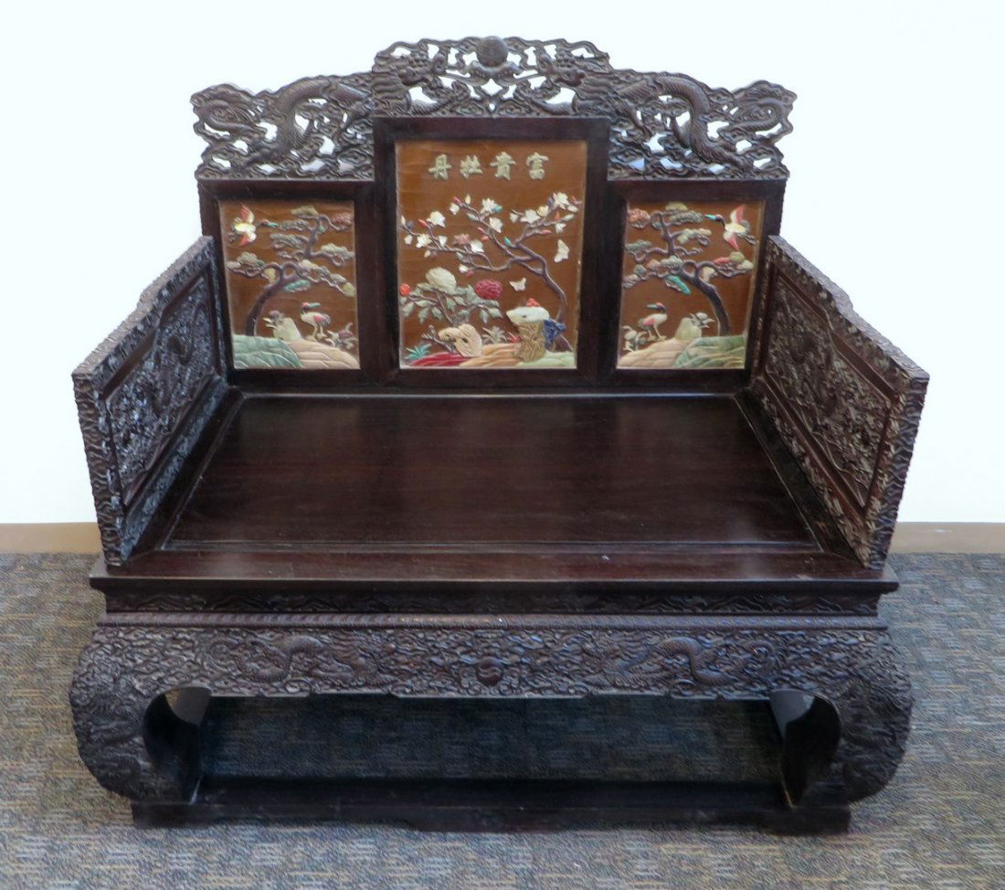 Qing Zitan Throne Chair (1 of 10)