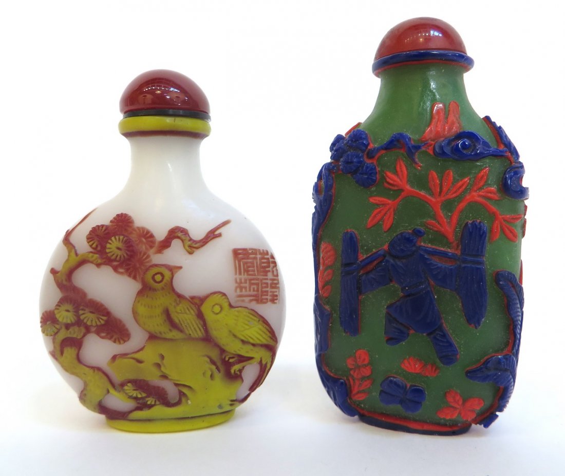 Peking Glass Snuff Bottles (1 of 6)