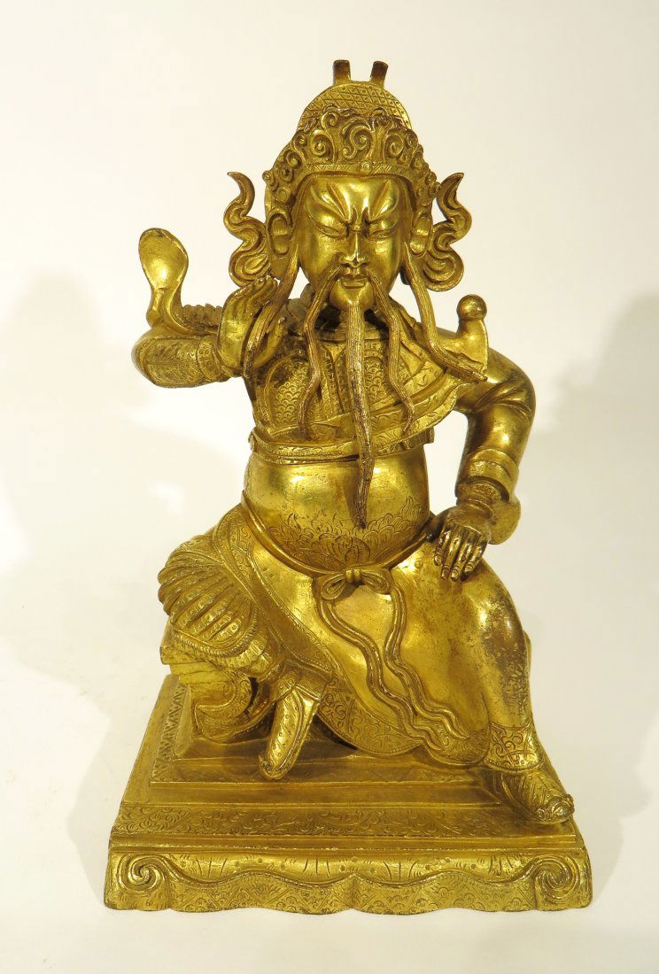 CHINESE QING DYNASTY QUAN GONG STATUE (1 of 7)