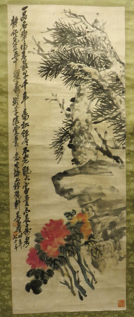 CHINESE FLOWERS BY WU CHANGSHUO (1844-1927) (1 of 9)
