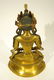 CHINESE QING DYNASTY GILT BRONZE BUDDHA - 5