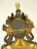 CHINESE QING DYNASTY GILT BRONZE BUDDHA - 6
