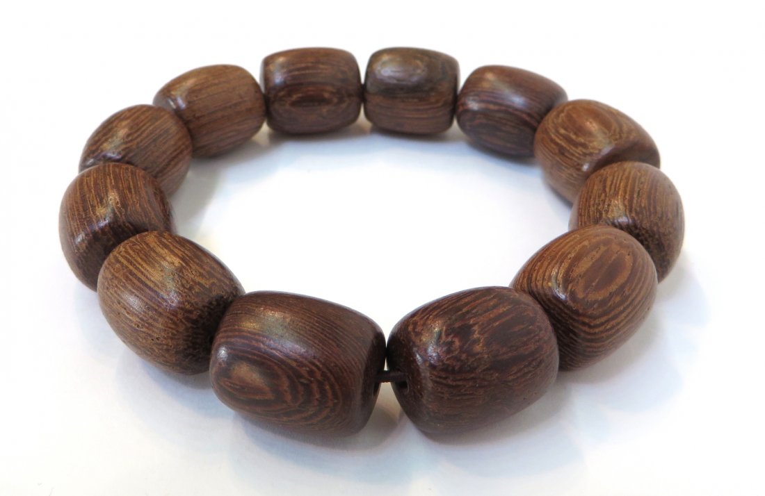 BROWN BEAD BRACELET (1 of 3)