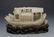 CHINESE WHITE JADE BOAT SCULPTURE - 6