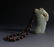 CHINESE WHITE JADE CHILONG PENDANT - 2