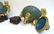 PAIR OF QIANLONG CLOISONNE CENSERS WITH STANDS - 9