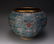 CHINESE CLOISONNE PLANTER WITH FLOWERS