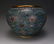 CHINESE CLOISONNE PLANTER WITH FLOWERS - 3