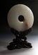 CHINESE JADE BI DISC ON ZITAN STAND