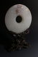 CHINESE JADE BI DISC ON ZITAN STAND - 3