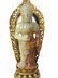 CHINESE JADE BUDDHA WITH A GILT BRONZE SHRINE - 2