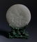 CHINESE JADE SCREEN ON TURQUOISE STAND